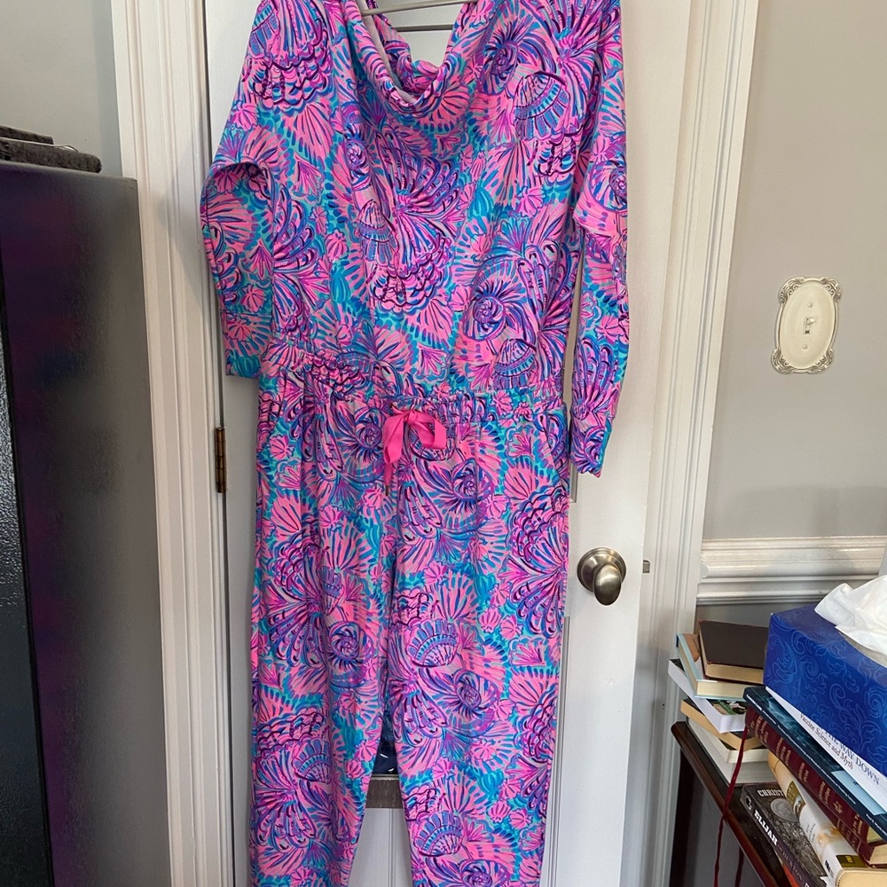 Lilly Pulitzer jumpsuit size large EUC